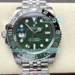 Swiss Quality Rolex Left-handed GMT Master II Sprite Ceramic Bezel 316L Jubilee Watch 